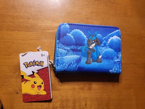 Pokemon loungefly lucario zip - lucario,